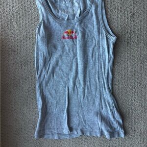 Vintage Red Bull Gray Tank Top